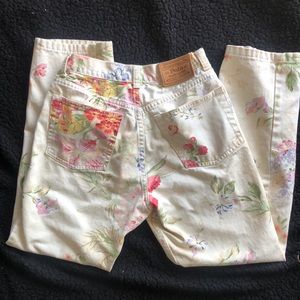 Vintage Ralph Lauren Floral Denim